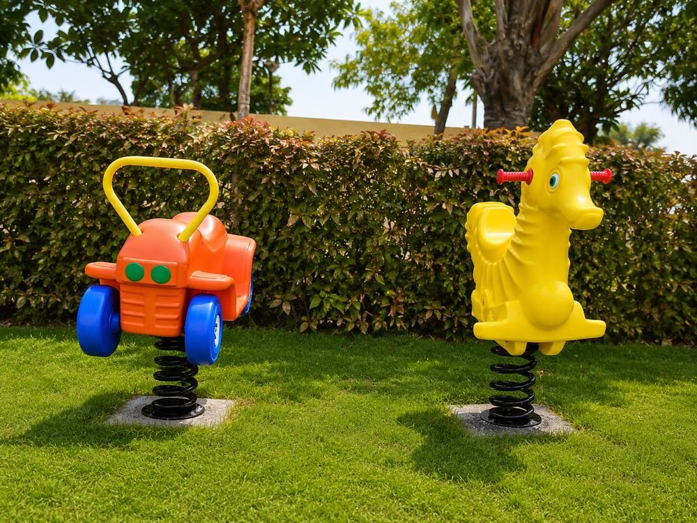 Spring riders for kids at Anokha Gaon